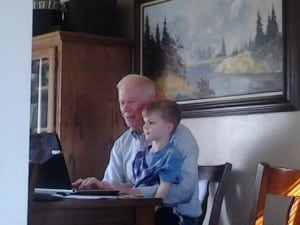 March 6: Mike and Grandson, Wesley