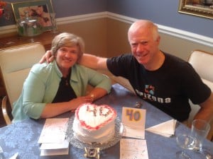 40th wedding anniversary