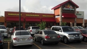 One of Mike's favorite places in Puerto Rico, Famous Dave's BBQ