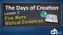 Lesson 3: Five more biblical evidences